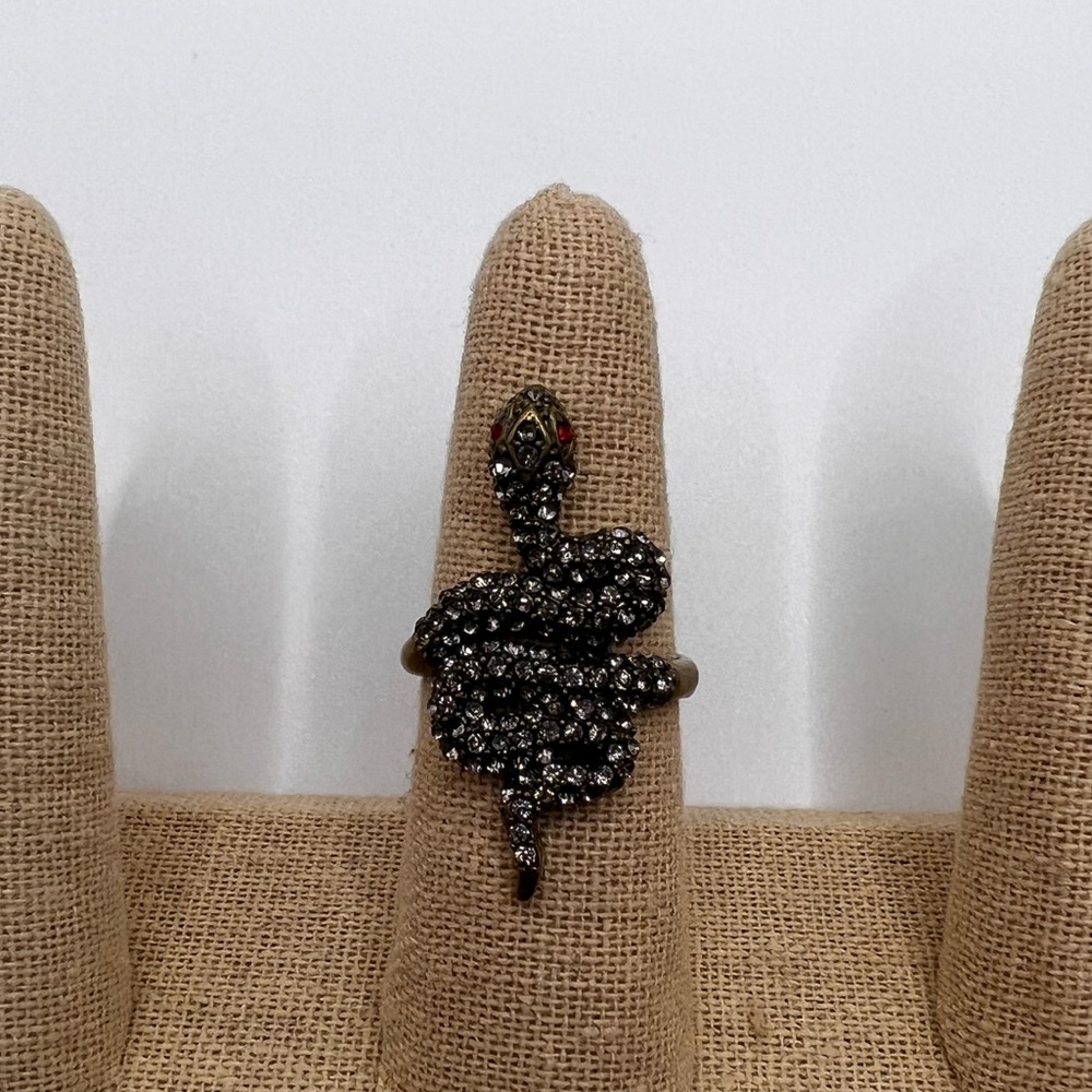 Jeweled Snake Ring - Picture 2 of 5